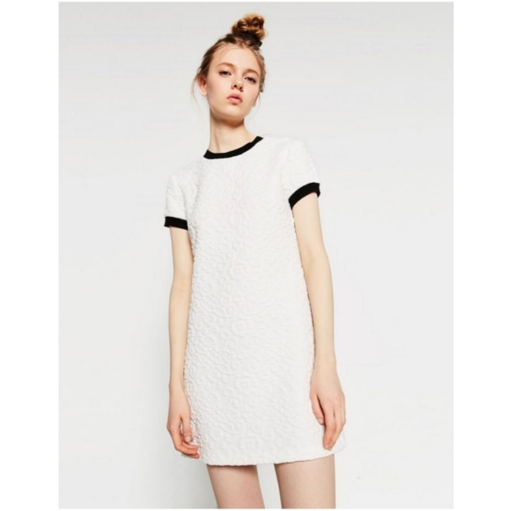 Zara White Mini Dress Size Large